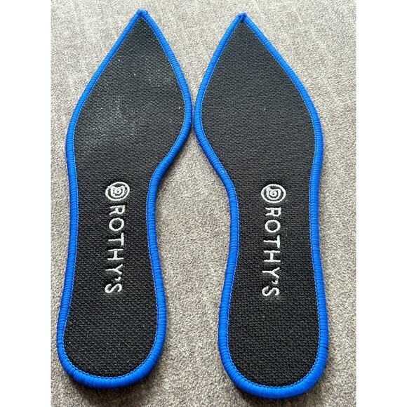 ROTHY'S Pointed Toe Ballet Flat Leopard Print RETIRED Like New Size 10.5 - Picture 10 of 12